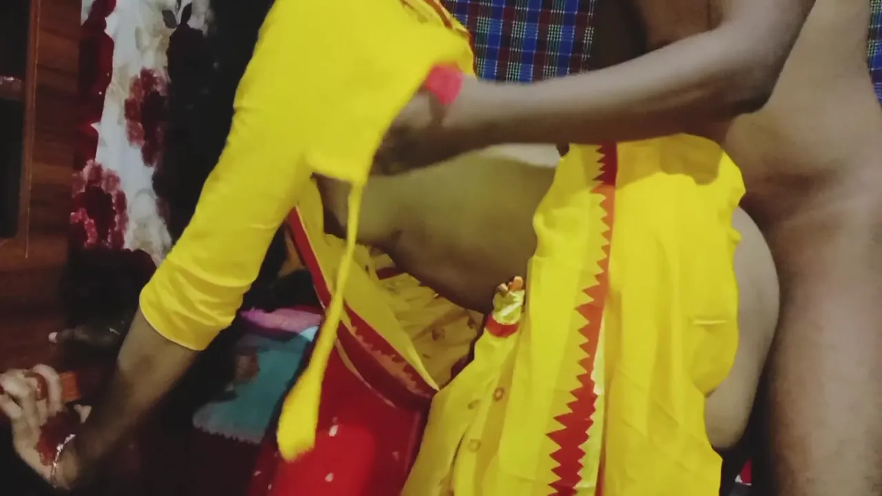 New Married Couple Having Romantic Sex