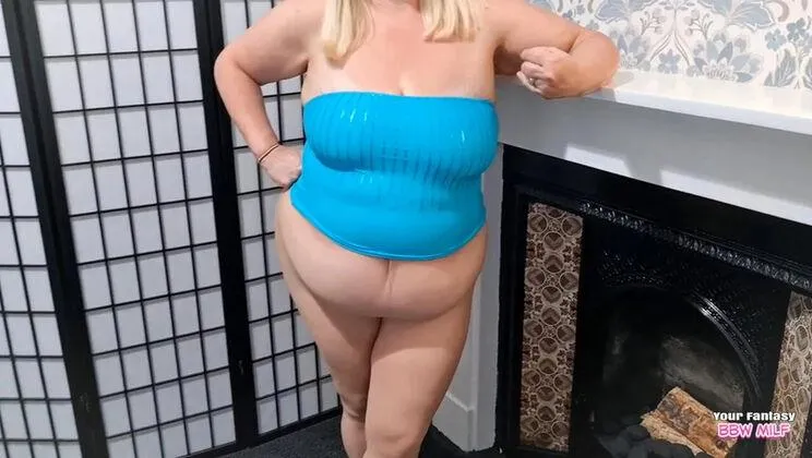 Amateur BBW Wife with Big Natural Tits - Homemade MILF Aunty Fuck