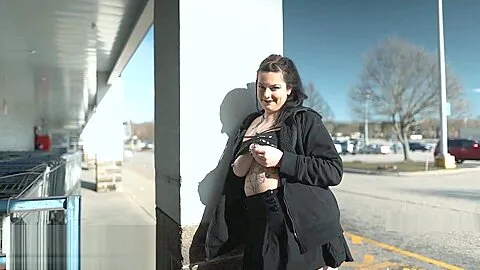 TEASING AND FLASHING in a BUSY PUBLIC STORE (NORSEBABY)