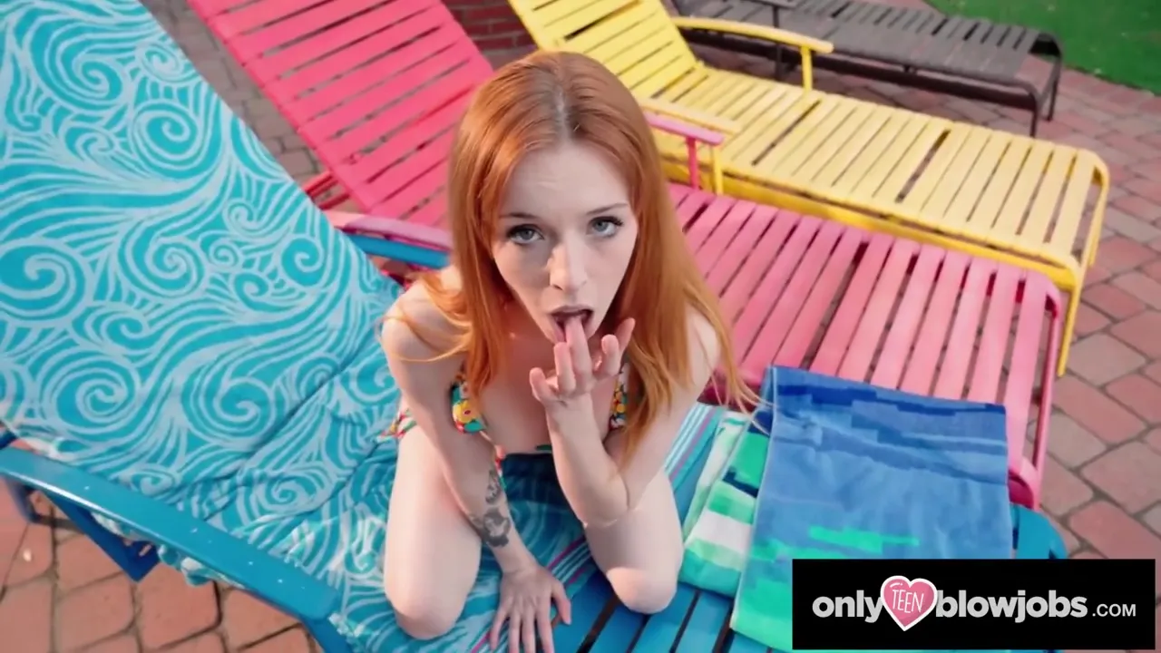 My Redhead Stepsister Gave Me A Footjob And A Blowjob