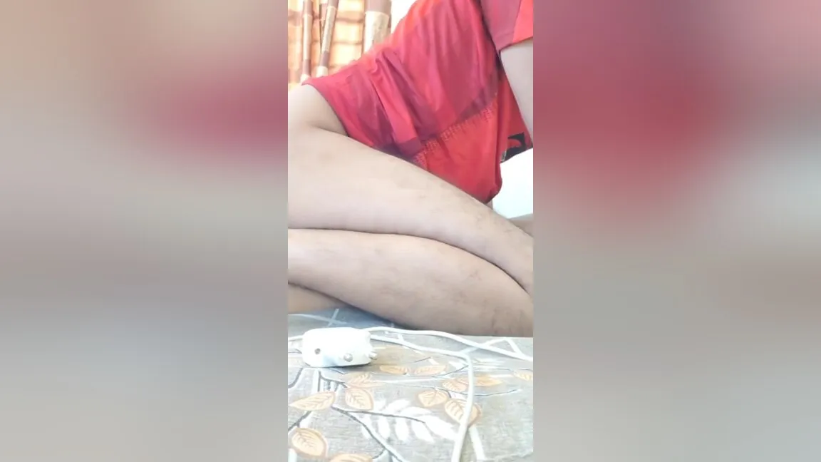 Baby Is Enjoying His Dick Cuming Hard