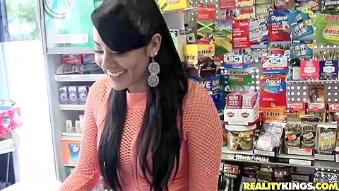 Jmac pays horny brunette Sasha for a hot sex