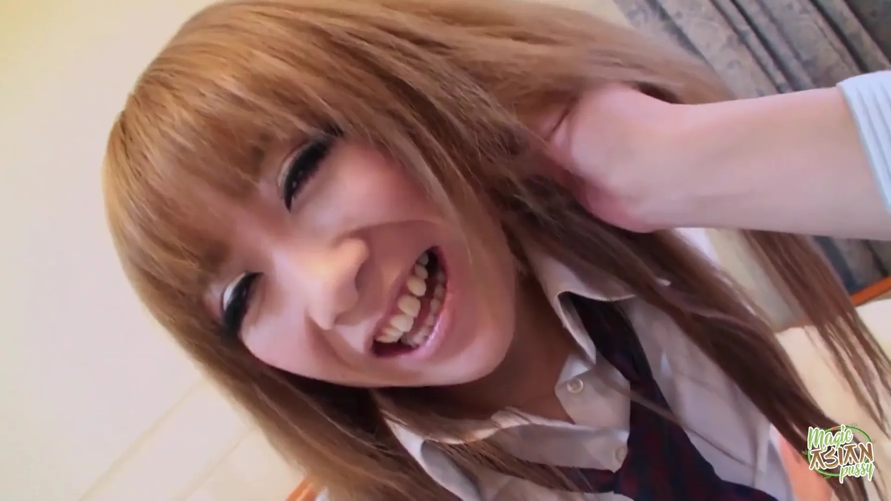 Ai Felt Aroused When Her Hubby Rubbed Her Nipples So She Gave Him A Blowjob