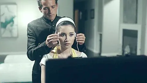 Petite teen 18+ housemaid satisfies her lord dirty wishes