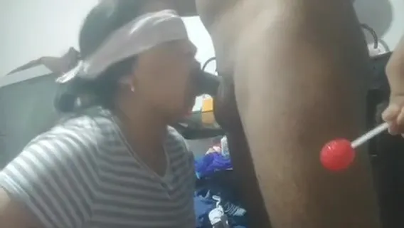 I Play The Taste Test With My Stepbrother And I End Up Sucking His Big Cock