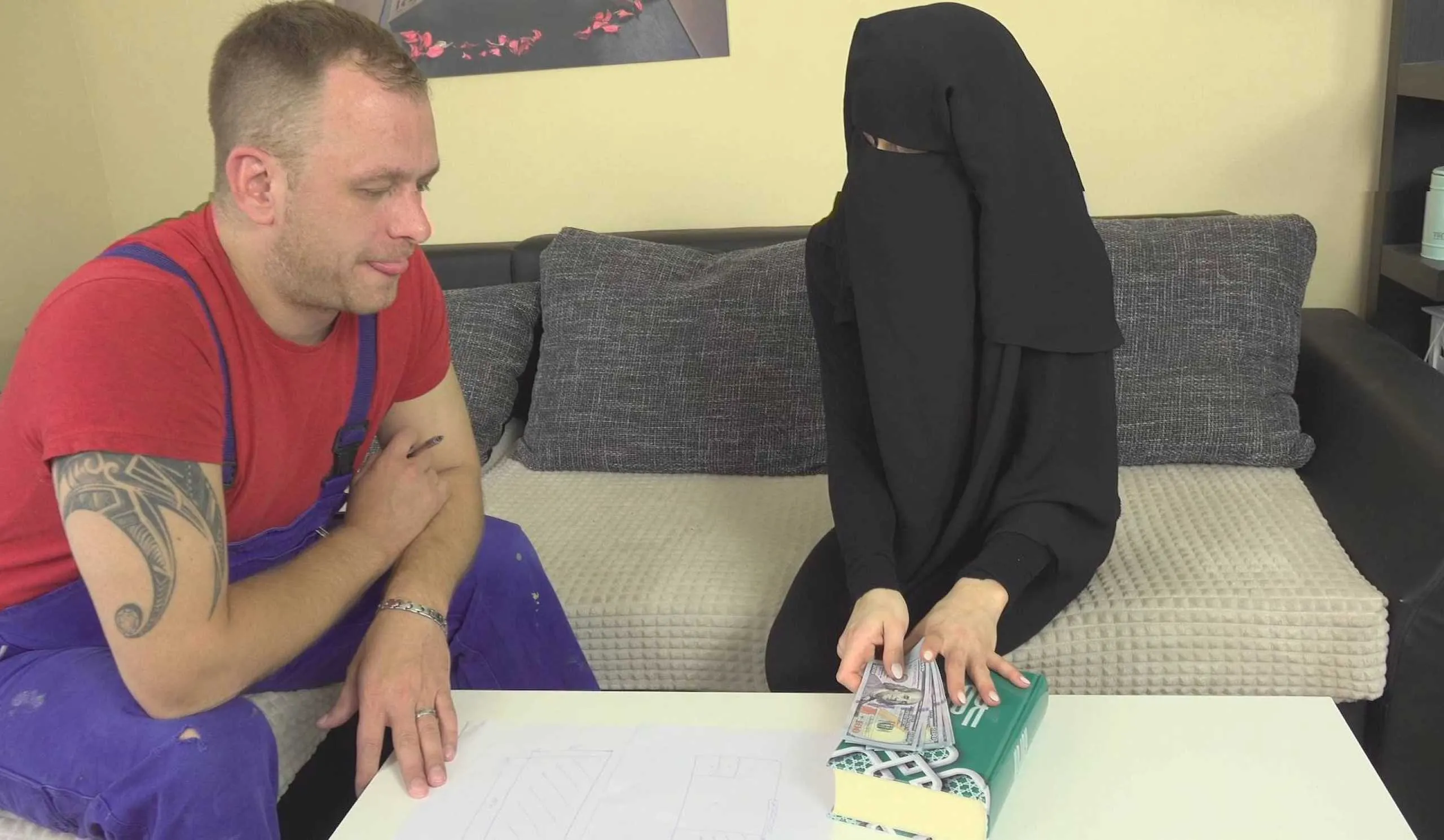 Sara Kay & Thomas Lee in Contractor Fucks Muslim Bitch As Compensation - Porncz
