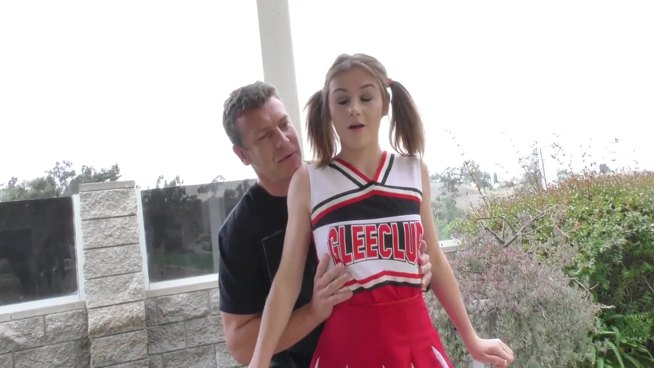 Teen 18+ Cheerleader Leaves Walking Funny After Her Sex Tryout