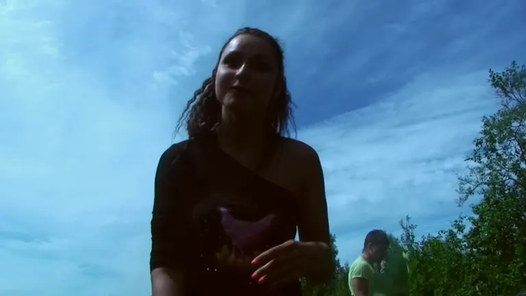 Hawt non-professional angel stretched and fucked on the car boot