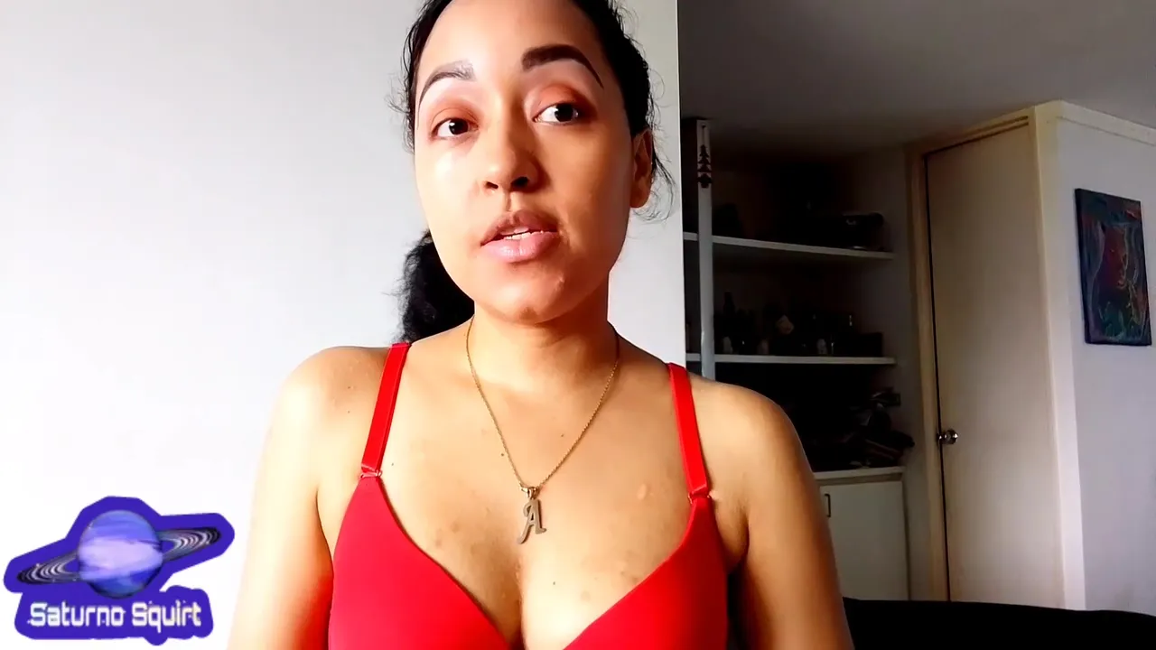 Sexy Latina Finishes Makeup With Loud Moans With A Huge Dildo, Her Vagina Shaved And Pink With Her White Cream