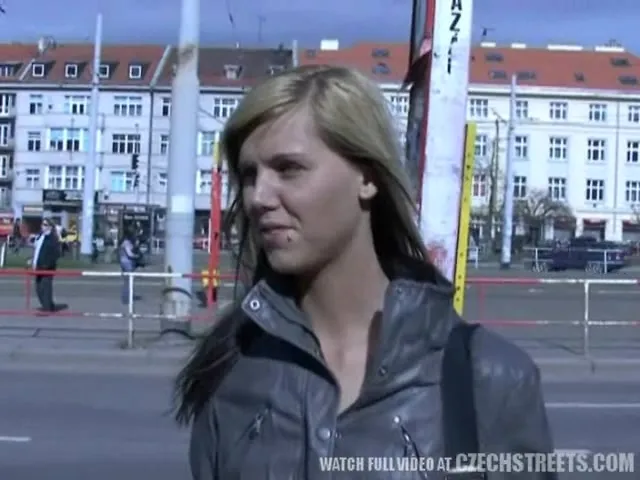 CZECH STREETS - Ilona takes cash for public sex