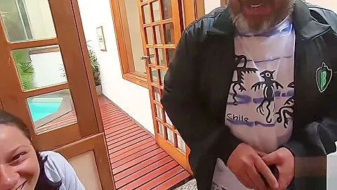 Bastidores da novinha Paola Gurgel com o diretor - Hugo Belfort - Sandro Lima - Binho Ted - Big Bambu