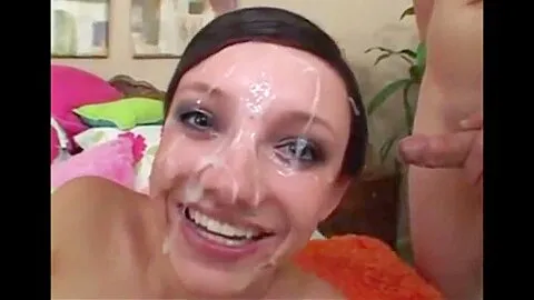 Load cumshot Facial