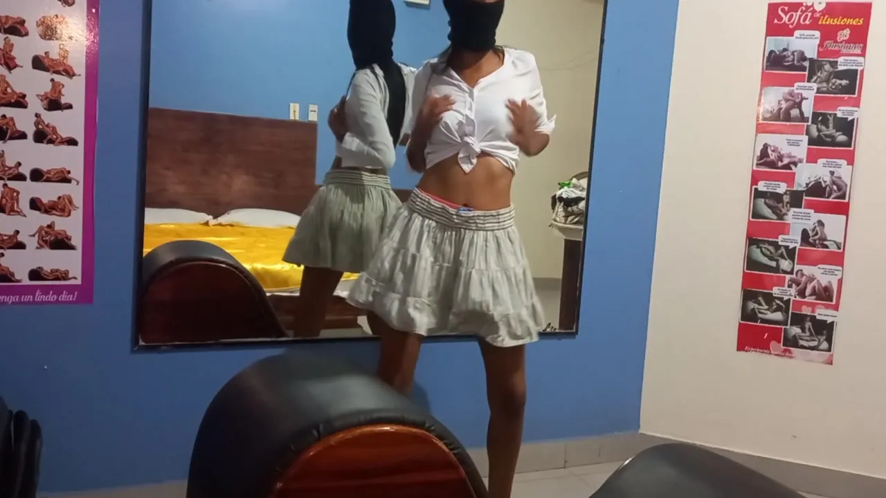Indian Brunette Gets Hot On Her Birthday And Dances Sexy In The Mirror