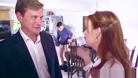 Horny MILFand hot stepdaughter fuck the house painter