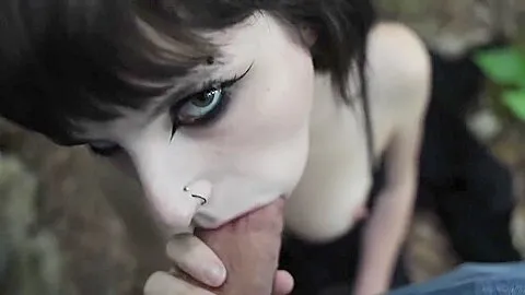 20yo Sanguine Rose Blows 36yo Camera Man With Thick Big Cock During Graveyard Shoot