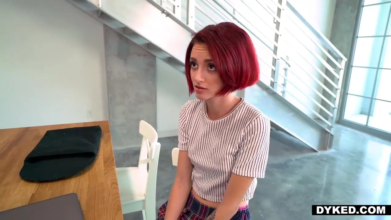 Petite Teen 18+ With Heart Nipples Gets Dominated By An Older Lady