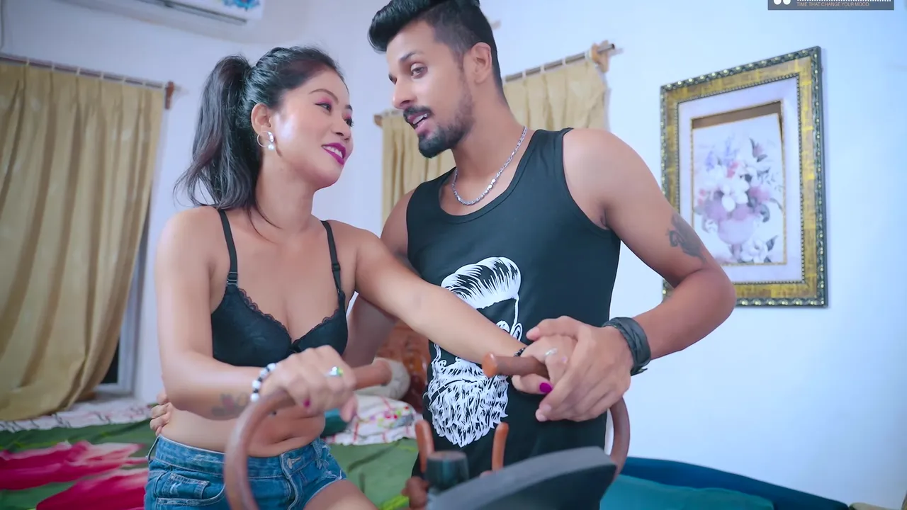 Desi Girl Fucked By Her Personal Gym Trainer On Cycle ( Hindi Audio )