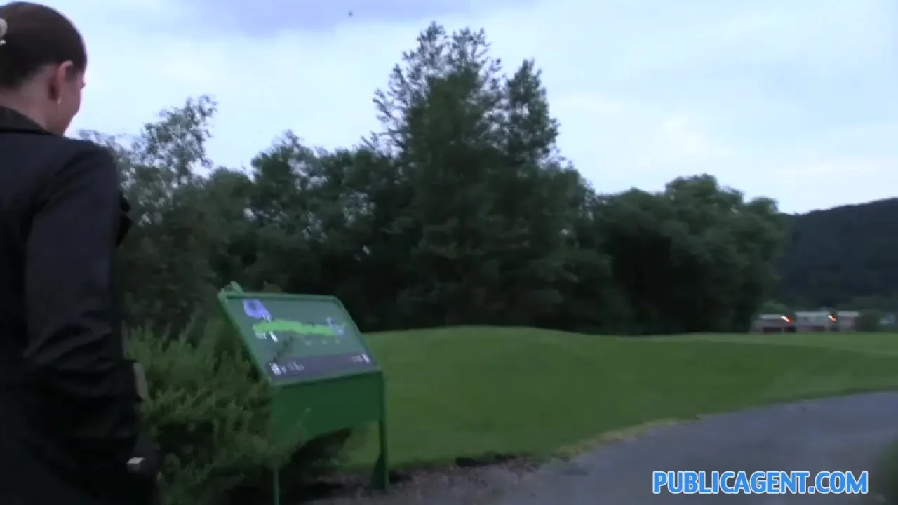 PublicAgent: Moneka is Fucked for punishment on the golf course