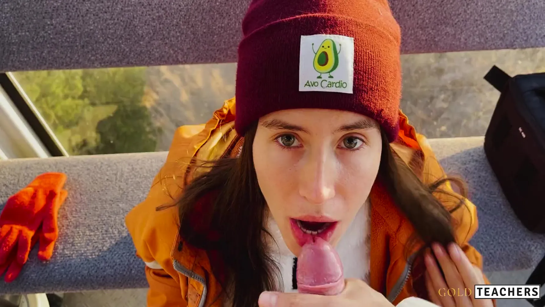 Naughty Stranger Seduced Me With Public Blowjob In Mountain Cableway And Begged To Cum In Mouth