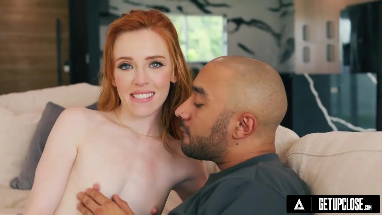 Small Redhead Madi Collins Gets Insane Pleasure From Riding Boyfriends Fat Cock