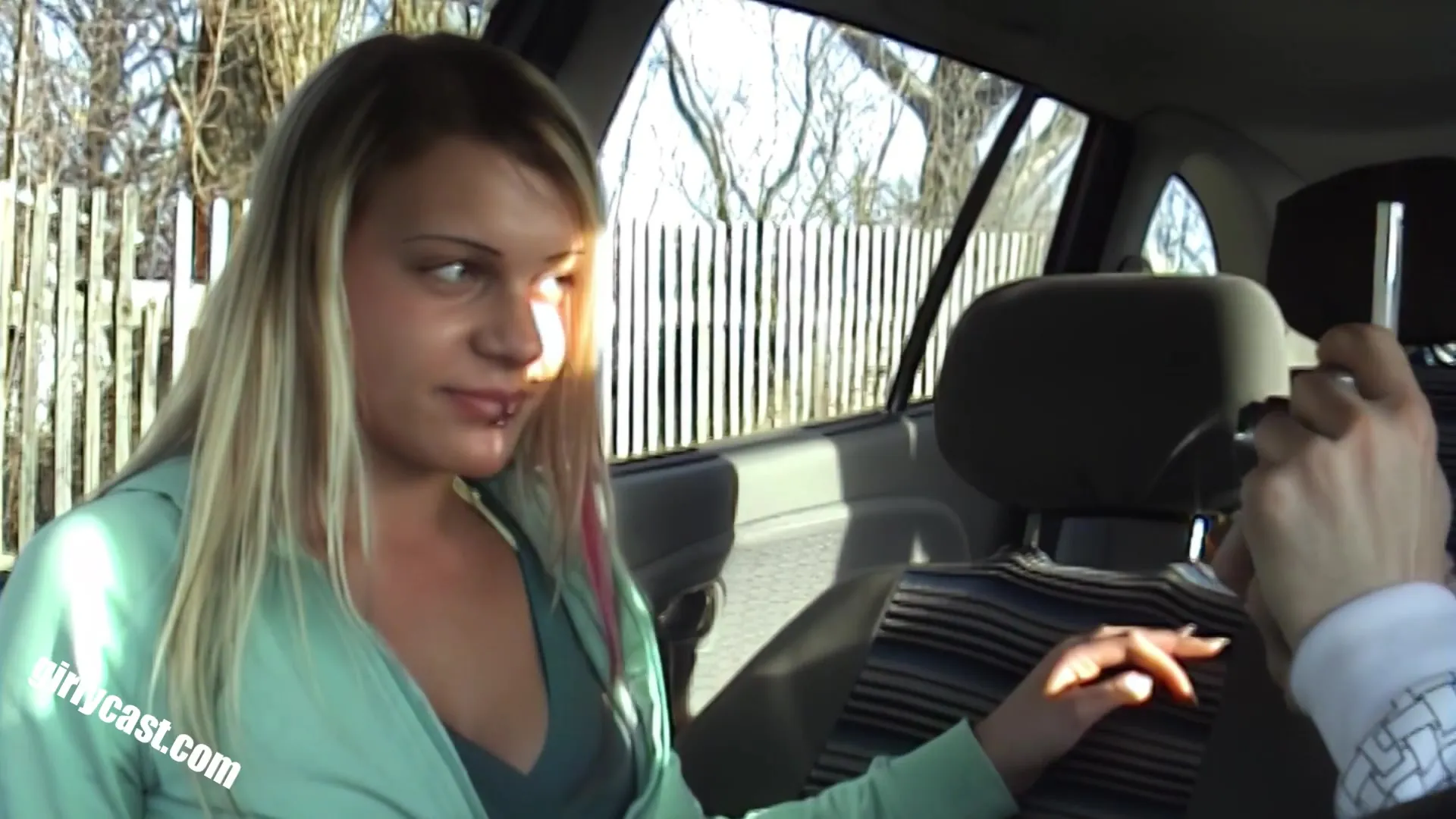 Teen Adina Ripped Off In The Car