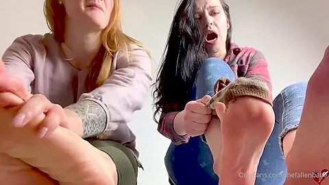 Two Girls With Smelly Feet