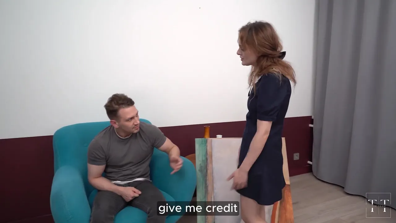 Making This Teenage 18+ Slut Work For Her College Credit