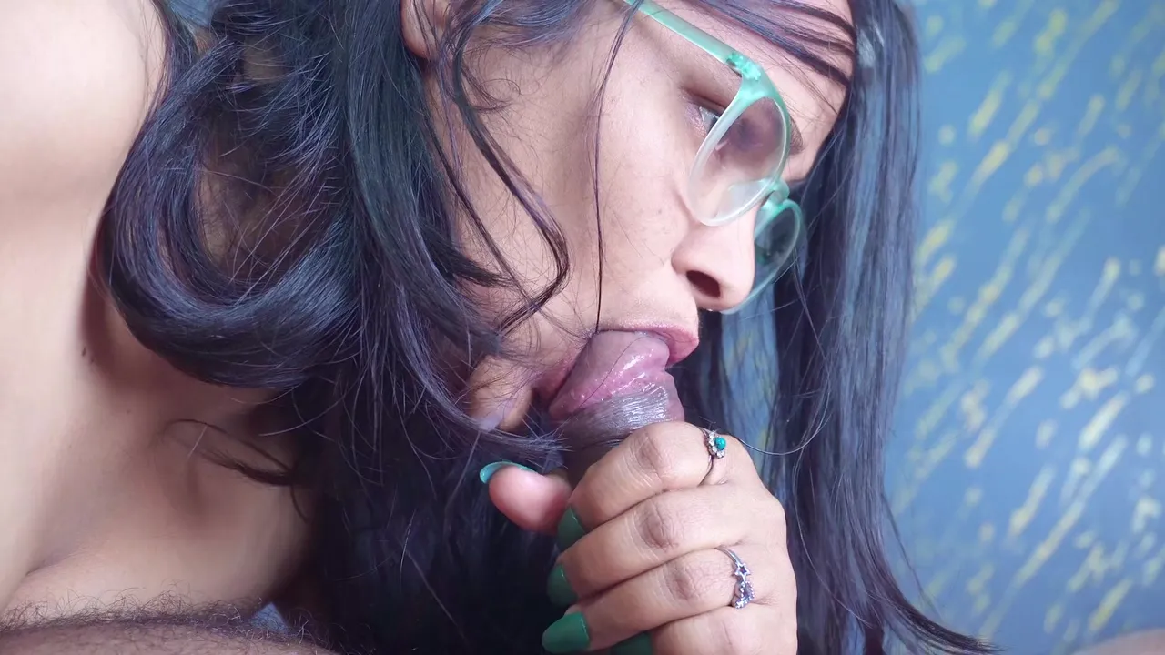 Stepsister Takes Her Stepbrothers Cum In Mouth And Swallowed It From Very Close-up Angle