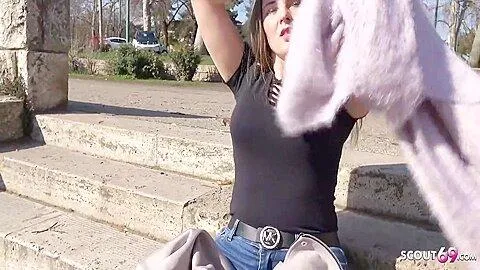 18yr Young Curvy Big Tits Lucie Pickup And Fuck 12 Min