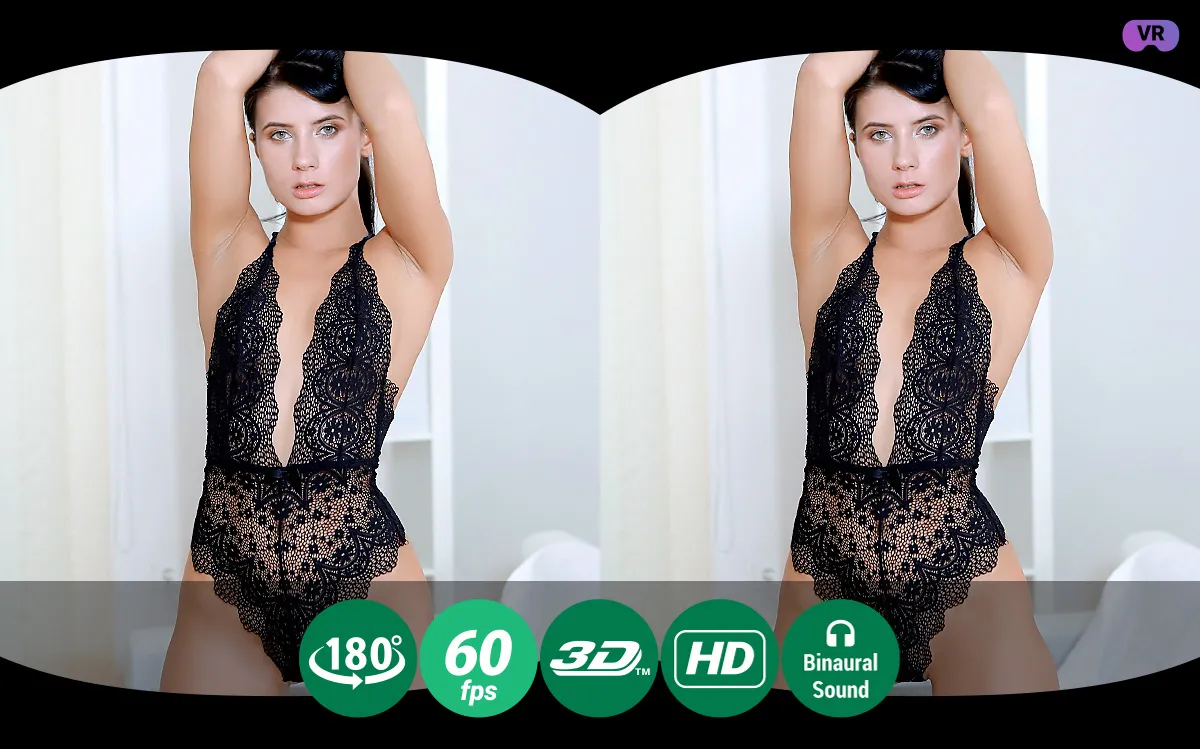 Nicole Black in Breathtaking Brunette Tries On New Clothes - TMWVRNet