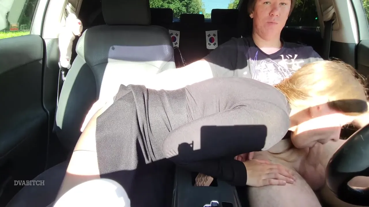 We Were Getting Home But I Couldnt Resist To Stop On The Closest Parking And Suck His Cock And Swallow Cum 17 Min