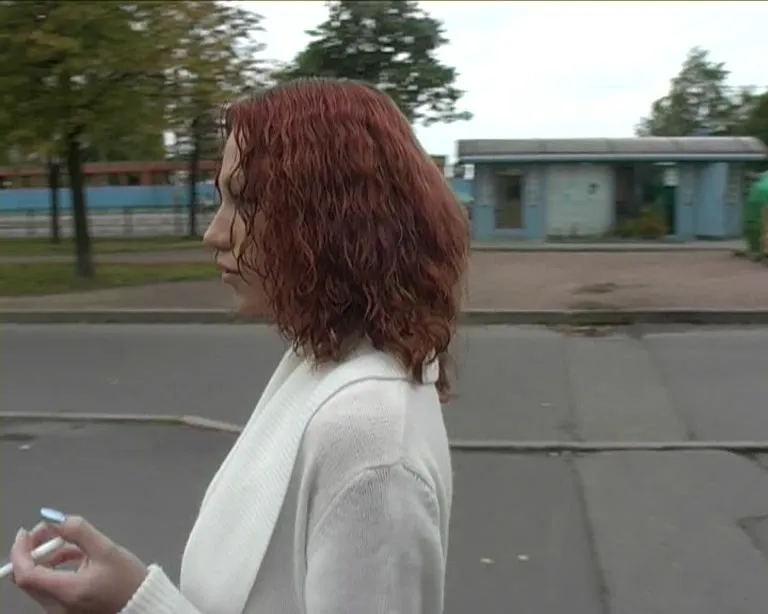 Redhead in anal pick up sex video