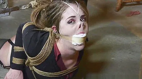 Terra Mizu Nose Hooked and Hogtied