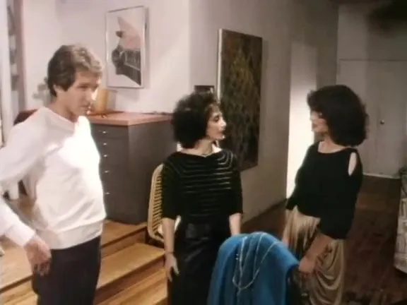 Hard 3some fuck from the eighties porn