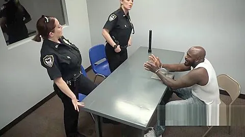 Dude gets busted for stealing a car and solicitation charges by milf cops