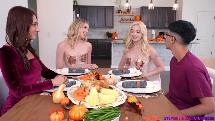 Lexi Lore & Sophia Sterling - Thankful For Stepbros Cock