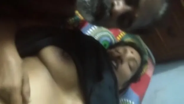 Horny Husband Sucking Wife Boob