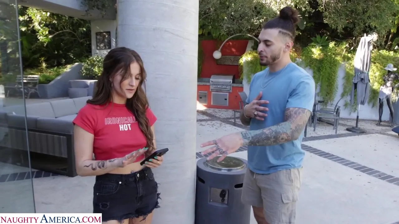 Serena Sterling Poses For Nudes For Her Friends Horny Stepbrother - Serena Sterling