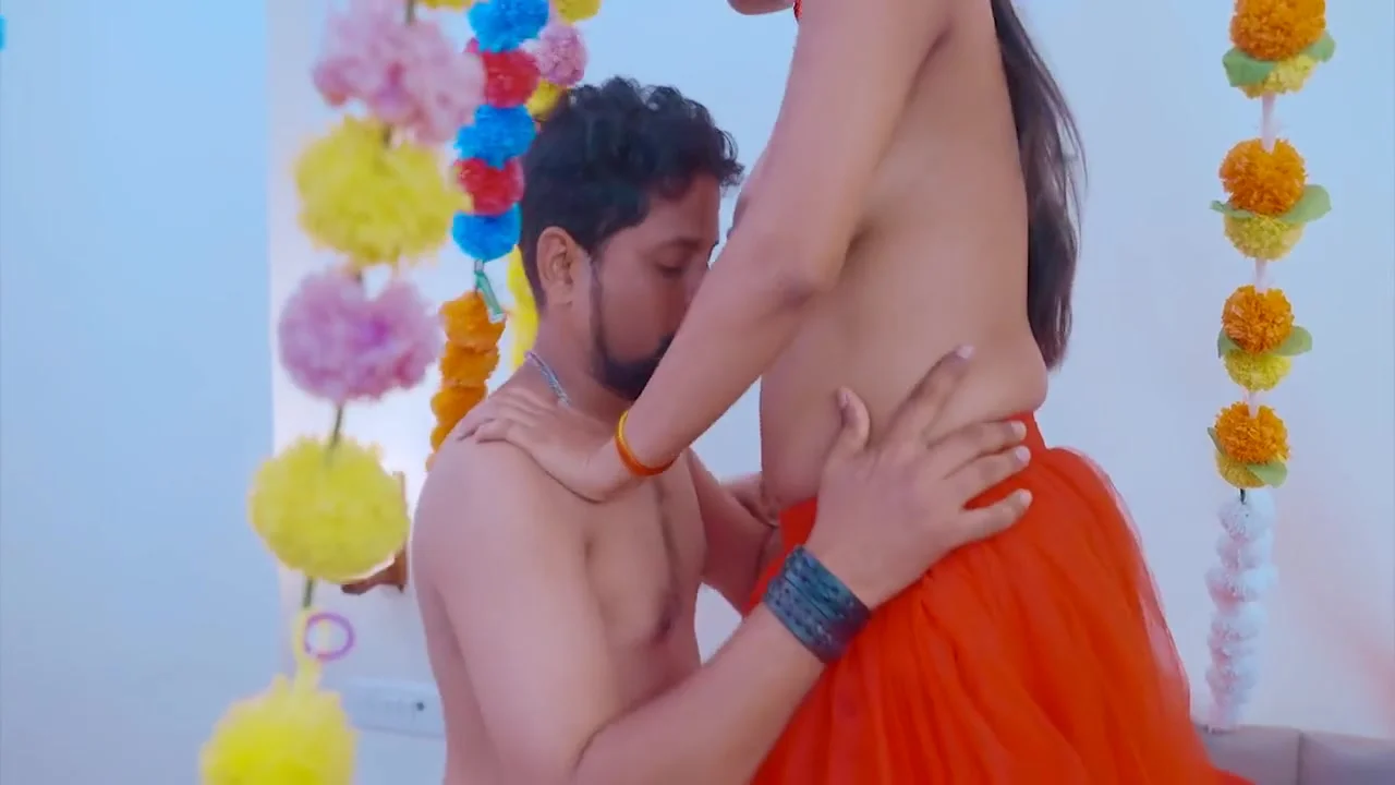 Indian Hot Wife Ready To Fuck In Her Suhagrat Night From Her Husbands Friend With Hindi Sex