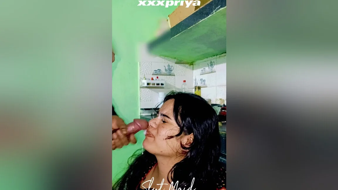 Happy New Year - Desi Slut Maid With Huge Ass & Voluptuous Boobs Fucked Hard In The Kitchen. Real Indian Cum Dumpster