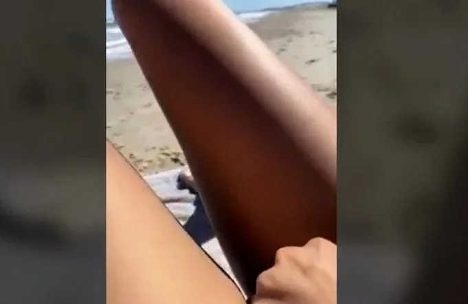 Beach play on Periscope