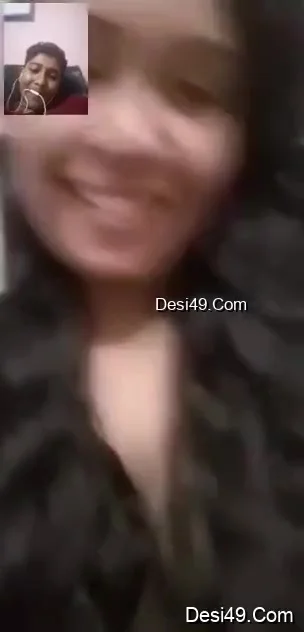 Cute Bangla Shy Girl Shows Her Boobs On Video Call