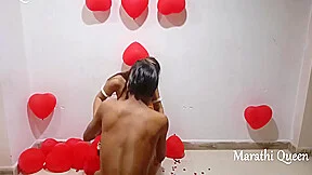 Indian Valentine Day Hardcore Sex With Cum On Big Ass