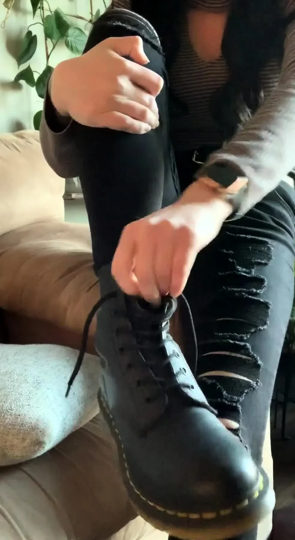 Slutty girl foot fetish with masturbation