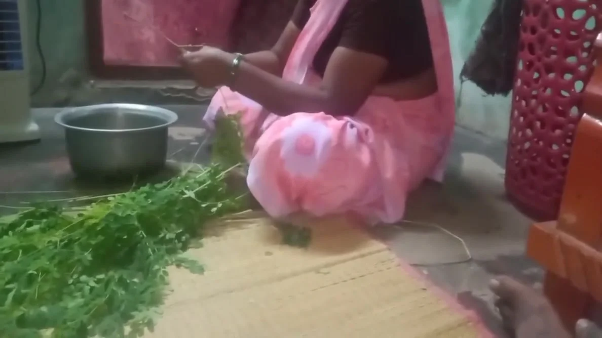 Home Working Aunty Boobs Pressing