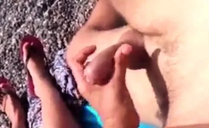 Beach Amateur Couple