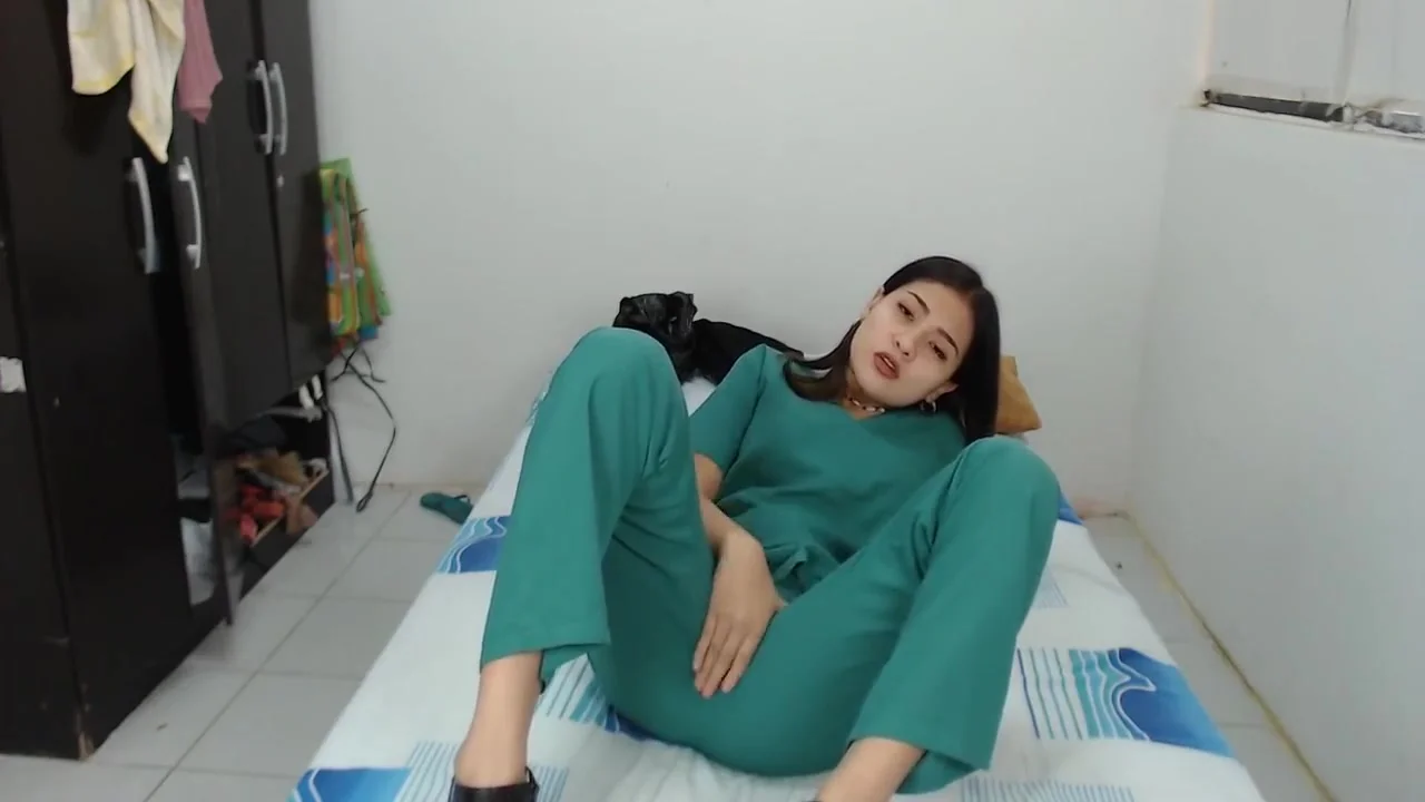 The Hottest Nurse In America Masturbates In Front Of Her Step brother-in-laws Camera