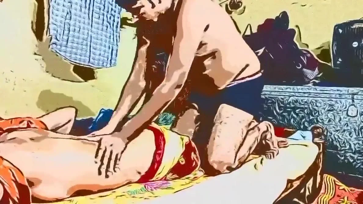 Back Pain Relax Oil Massage Hot Sexy Bhabhi