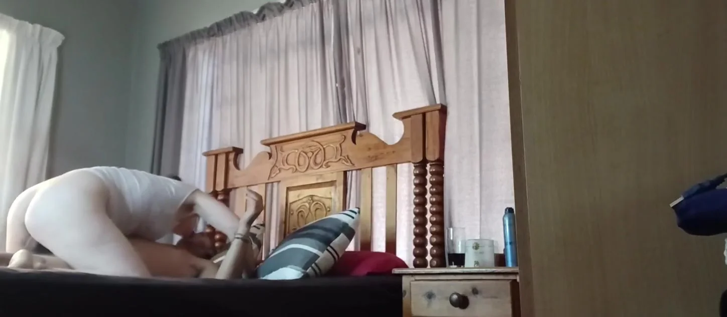 A Gorgeous Brunette Rides My Big Cock