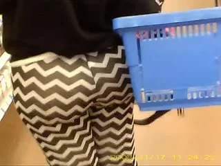 hot sexy teen 18+ see thru leggings showing off ass